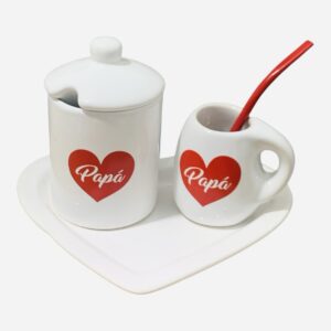 Set matero completo papá corazón (4 piezas)