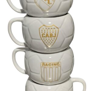 Tazón pelota 3D deco oro futbol a elegir