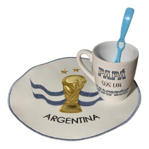 Set papá con individual copa (3piezas)