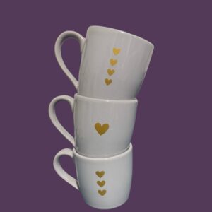 Taza gris nespresso x3