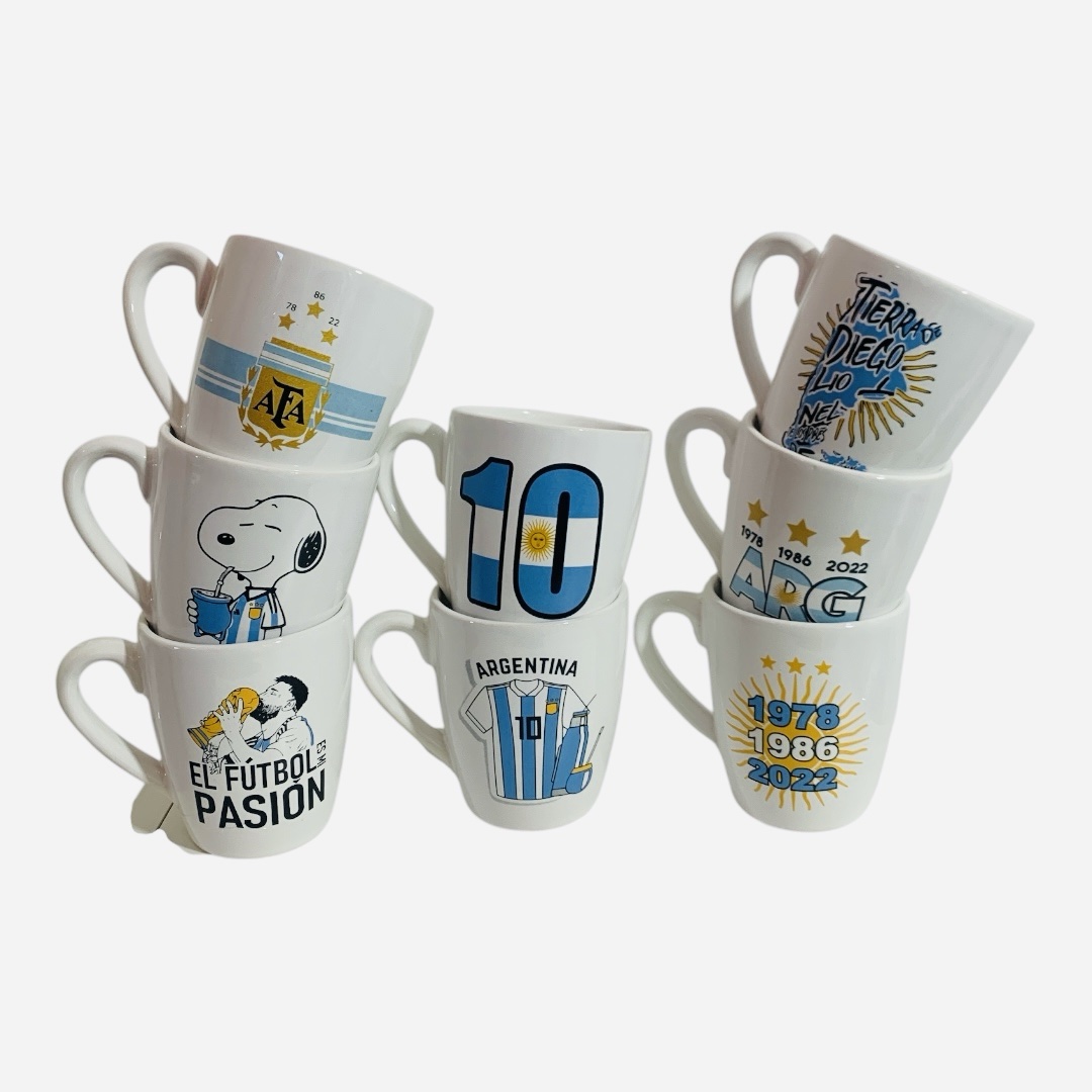 Tazas Argentina x10