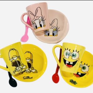 Set a elección personaje ( Plato +taza+cuchara)