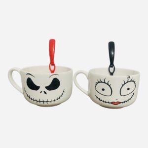 Tazones x 2 JACK Y SALLY