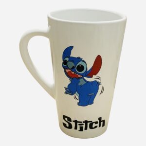 Taza chocolatera alta Stitch x 3 unidades