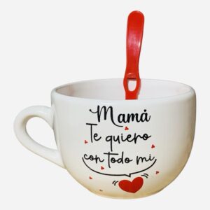 Súper tazón XXL 600 ml mamá te quiero…
