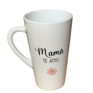 Taza chocolatera mamá te amo margarita