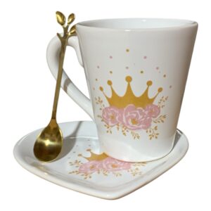 Set corona- cuchara de acero-