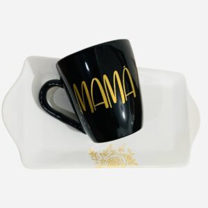 Set taza negra MAMA