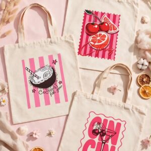 Tote bags Aesthetic (ver descuento x cantidad)