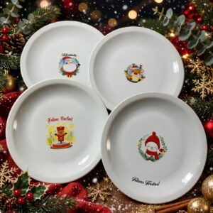 Plato Pan Dulce o Cena ( porcelana 21 cm)