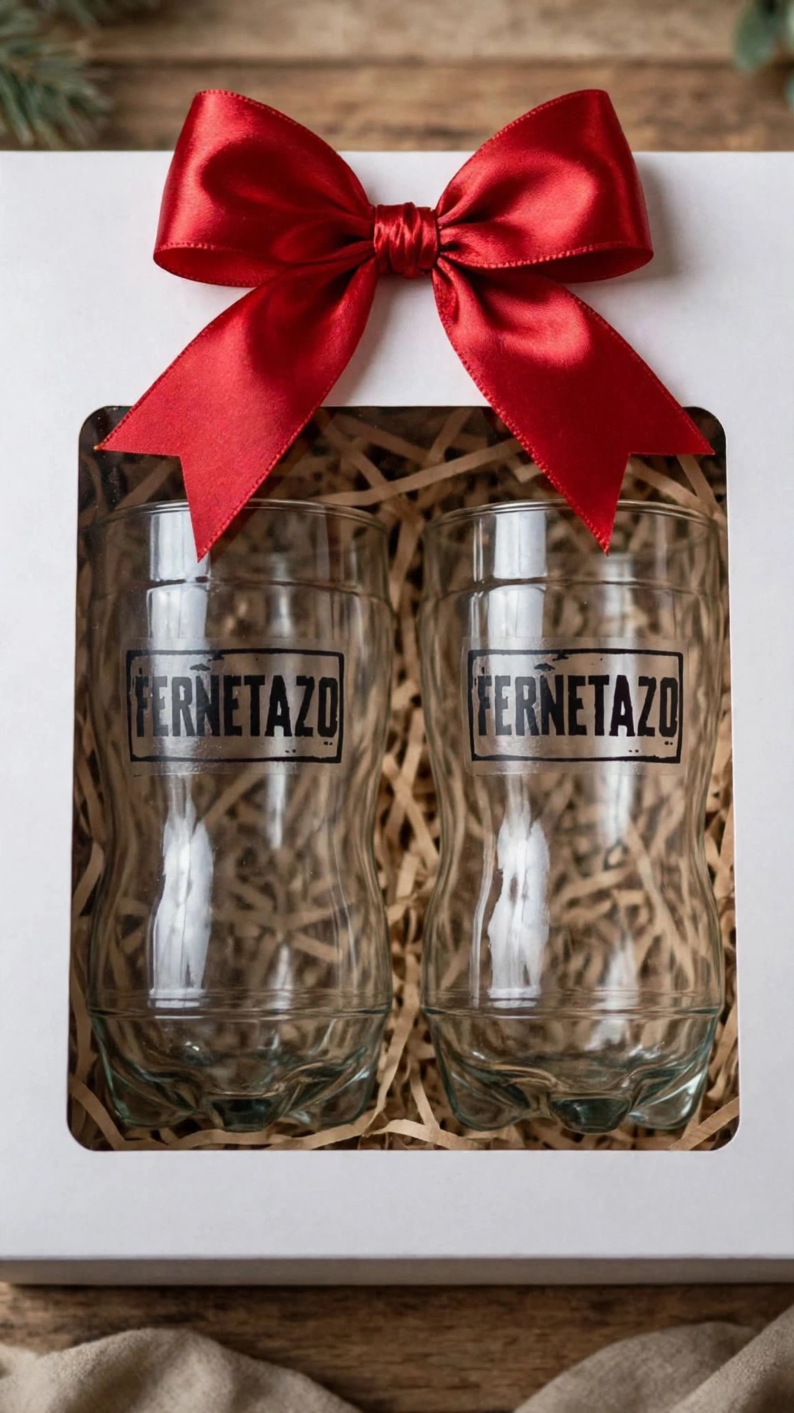Vaso botella cortada Fernetazo x 2