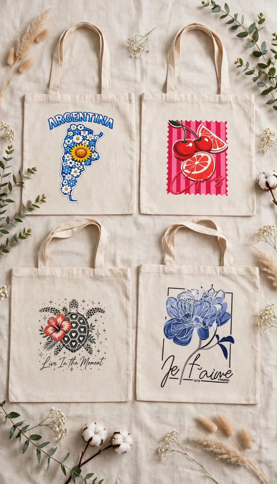 Tote bags surtidas (ver descuento x cantidad)