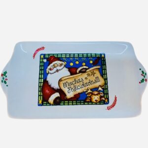 Bandeja budinera deco total ( 28 cm largo -14 cm alto)