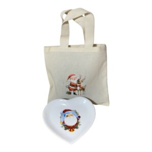 Mini tote bags Navidad x5 (ver descuento x cantidad)