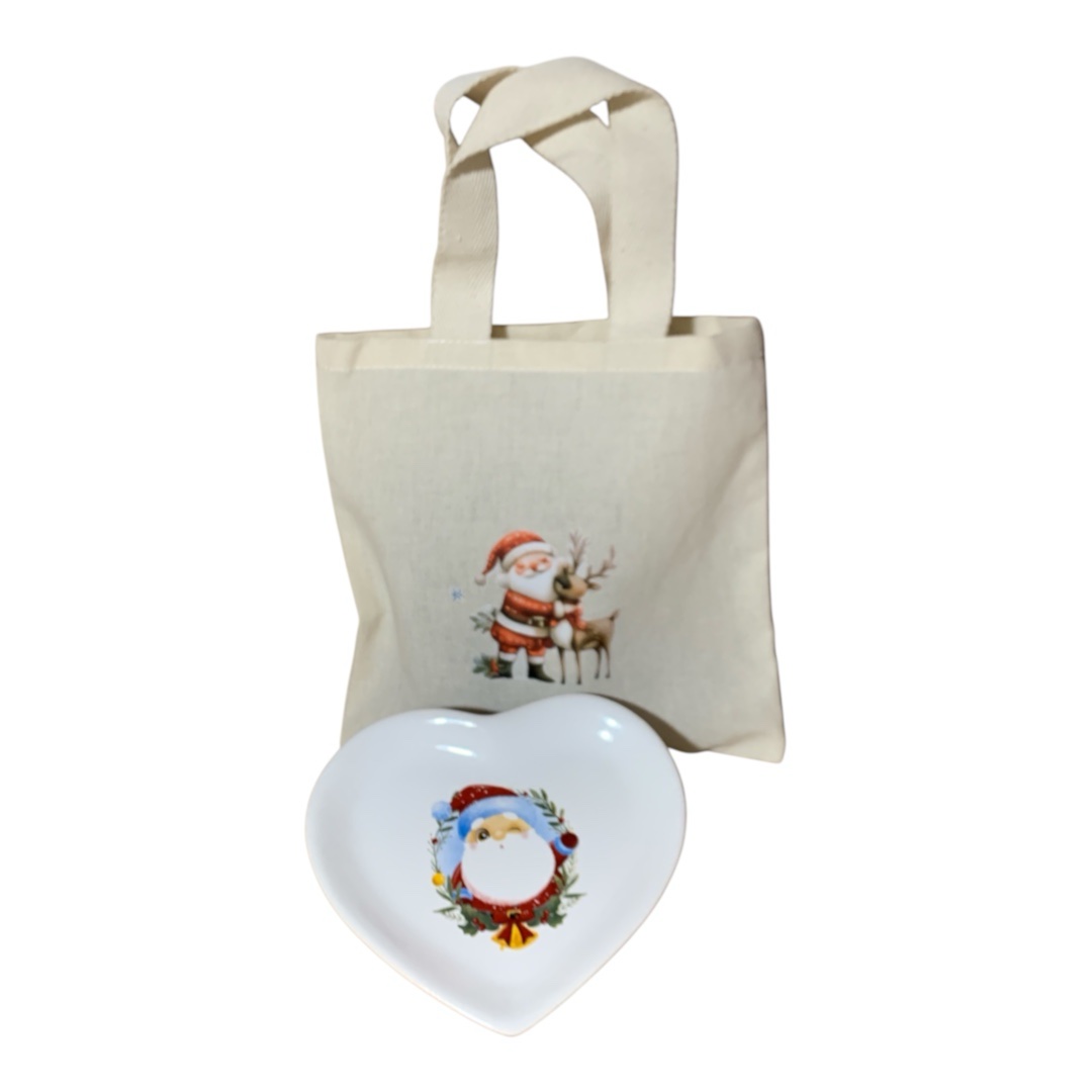 Mini tote bags Navidad x5 (ver descuento x cantidad)